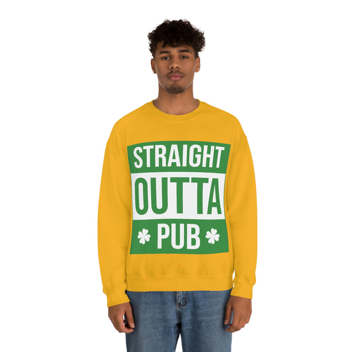 Straight Outta Pub Unisex Heavy Blend™ Crewneck Sweatshirt