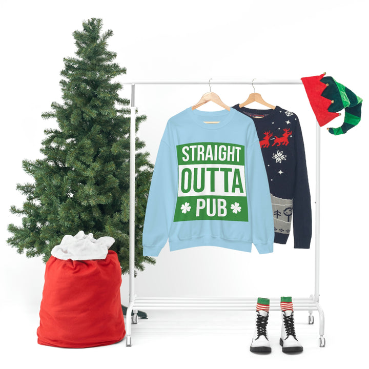 Straight Outta Pub Unisex Heavy Blend™ Crewneck Sweatshirt