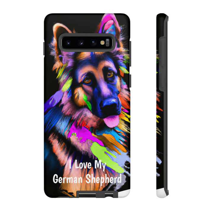 I Love My German Shepherd  Phone Case -Tough Cases