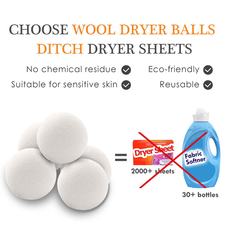 Reusable Wool Dryer Balls