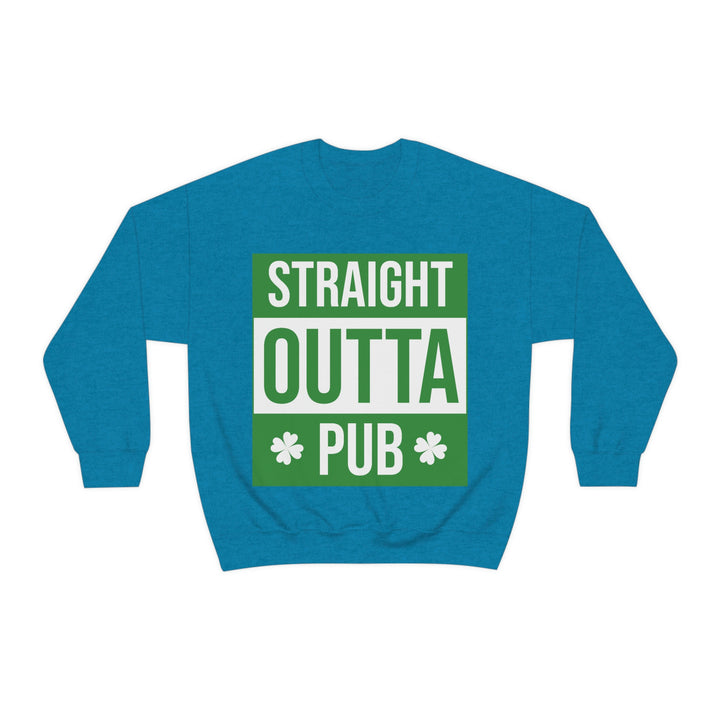 Straight Outta Pub Unisex Heavy Blend™ Crewneck Sweatshirt