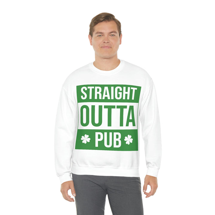 Straight Outta Pub Unisex Heavy Blend™ Crewneck Sweatshirt