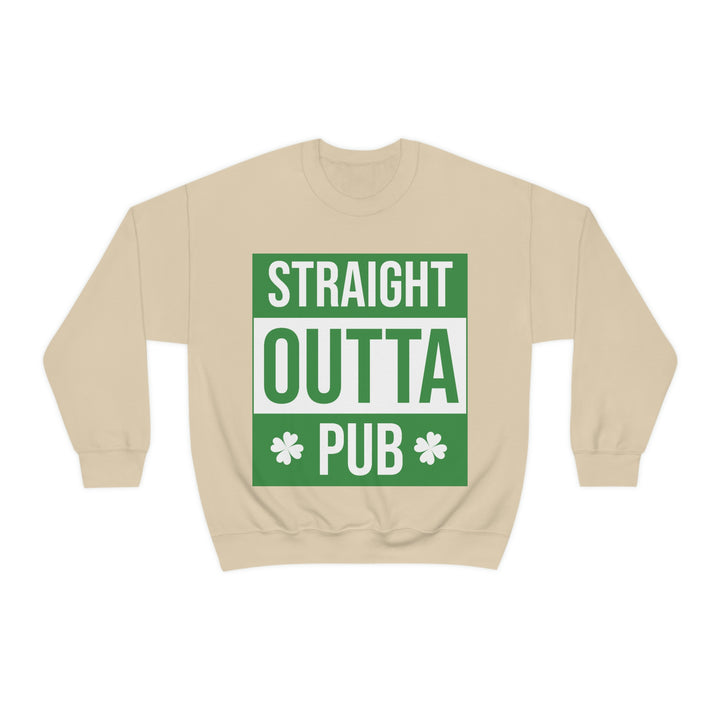 Straight Outta Pub Unisex Heavy Blend™ Crewneck Sweatshirt