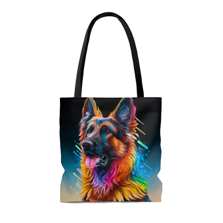 German Shephard Colorful Art 3 AOP Tote Bag