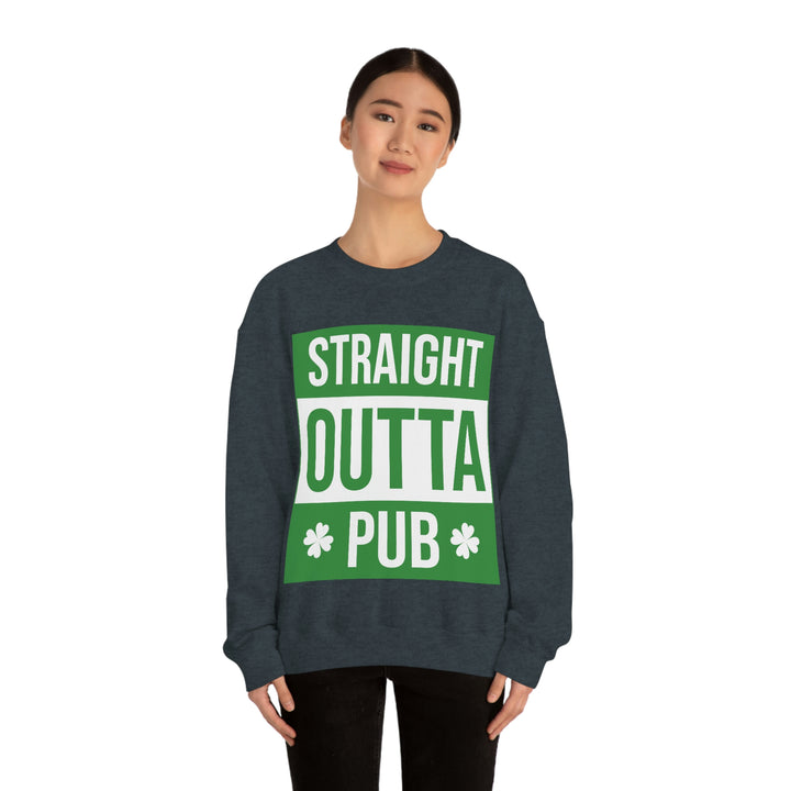 Straight Outta Pub Unisex Heavy Blend™ Crewneck Sweatshirt