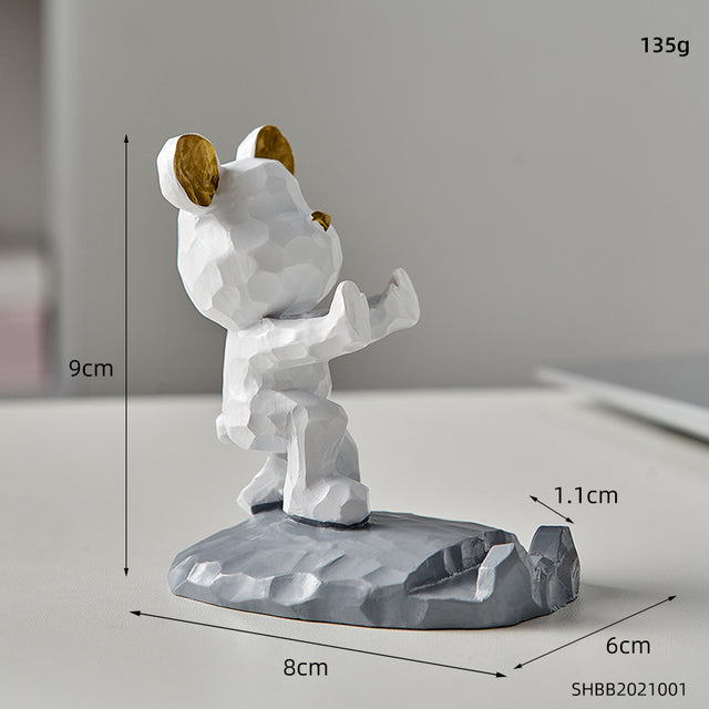 Figurine Phone Holder -Bear, Astronaut, Elephant & More