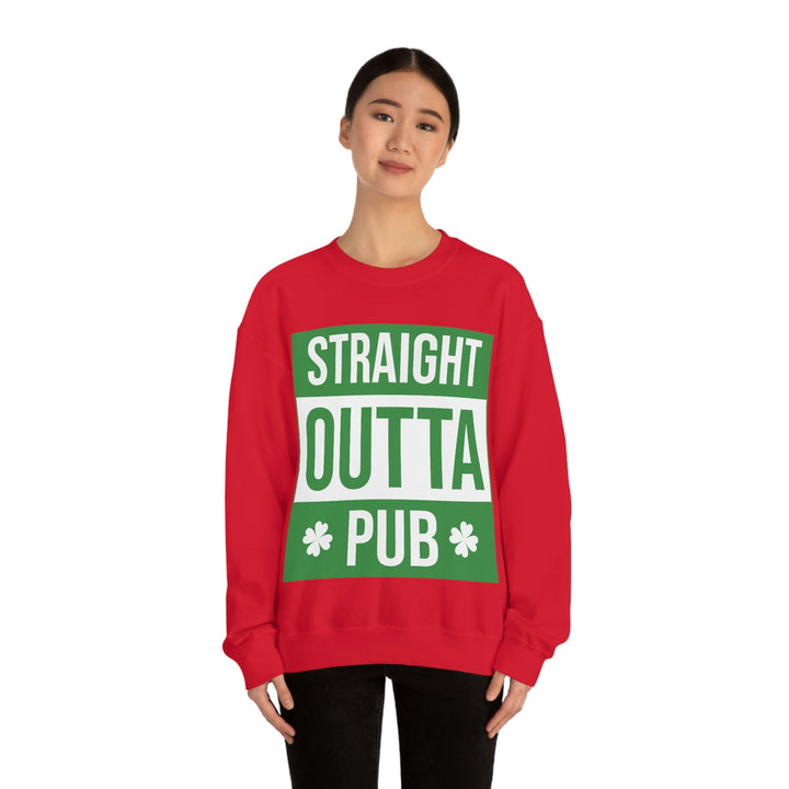 Straight Outta Pub Unisex Heavy Blend™ Crewneck Sweatshirt