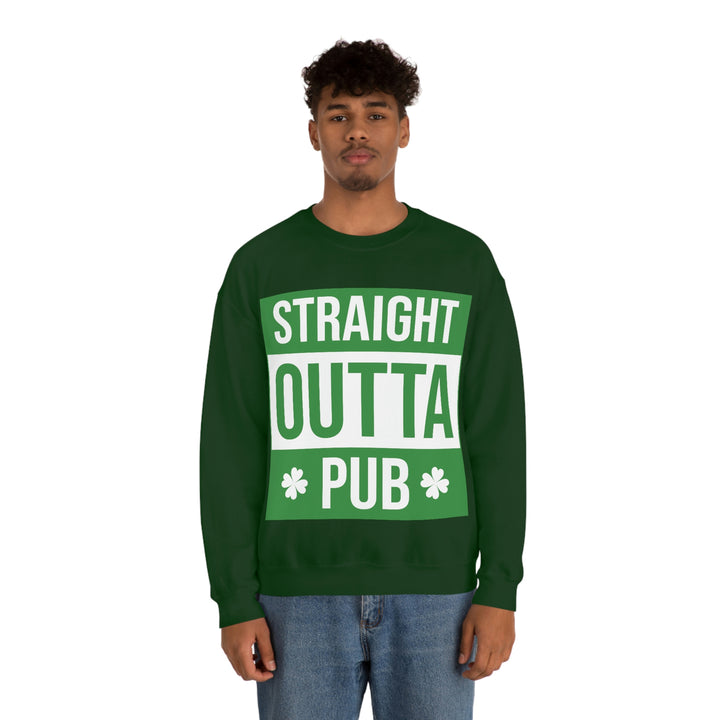 Straight Outta Pub Unisex Heavy Blend™ Crewneck Sweatshirt