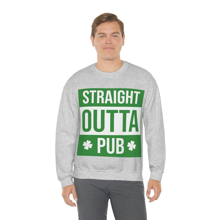 Straight Outta Pub Unisex Heavy Blend™ Crewneck Sweatshirt