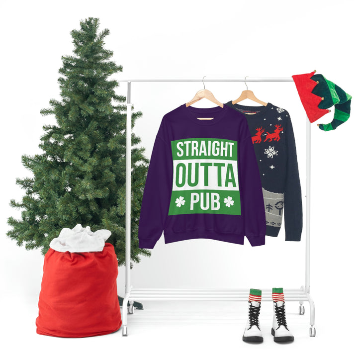 Straight Outta Pub Unisex Heavy Blend™ Crewneck Sweatshirt