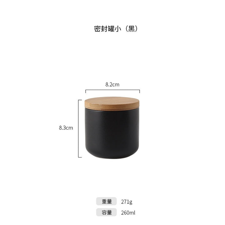 260ML/800ML/1000ML Sealed Ceramic Storage Jar