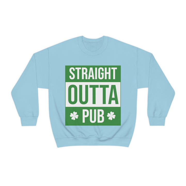 Straight Outta Pub Unisex Heavy Blend™ Crewneck Sweatshirt