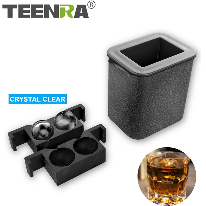 2 In 1 Crystal Clear Ice Ball Maker