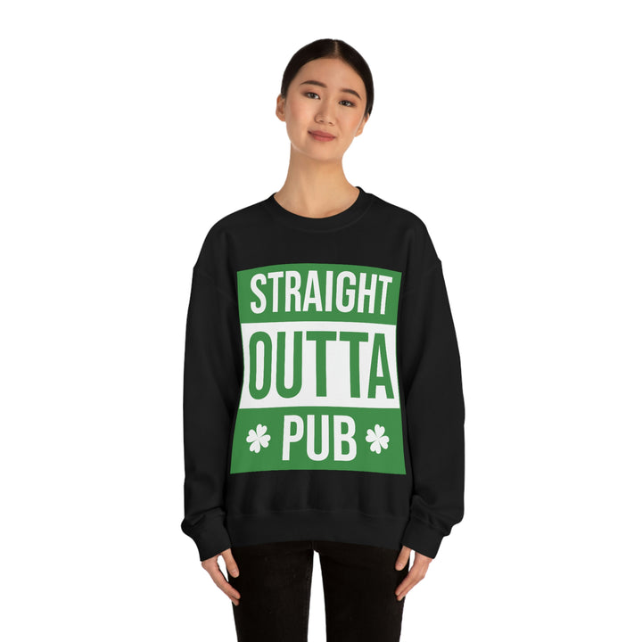 Straight Outta Pub Unisex Heavy Blend™ Crewneck Sweatshirt