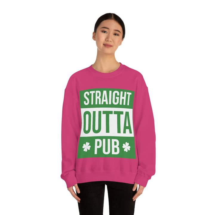 Straight Outta Pub Unisex Heavy Blend™ Crewneck Sweatshirt
