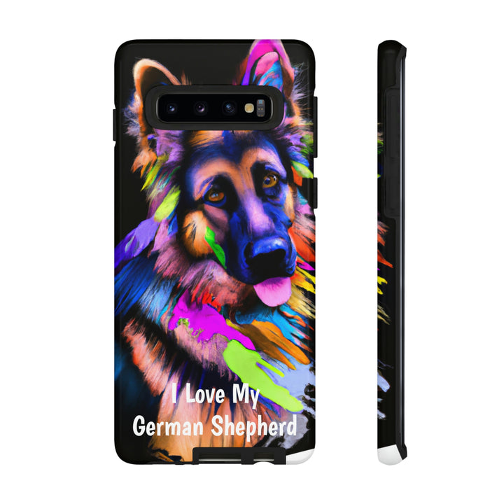 I Love My German Shepherd  Phone Case -Tough Cases