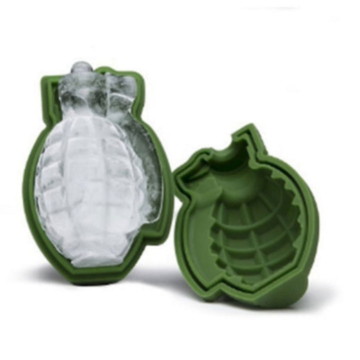 3D Grenade Shape Ice Cube Silicone Mold