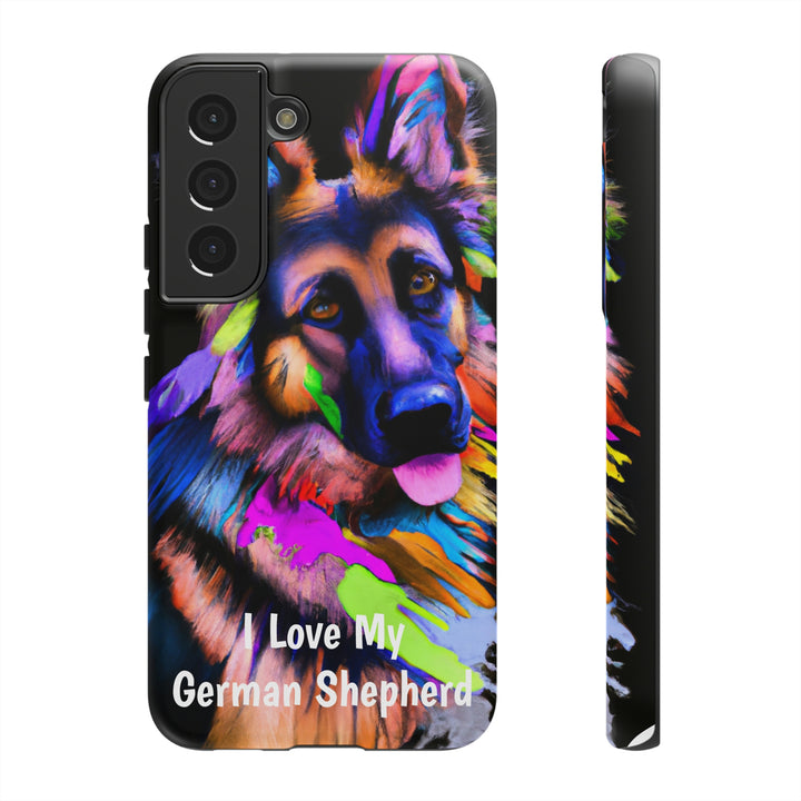 I Love My German Shepherd  Phone Case -Tough Cases