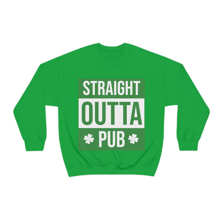 Straight Outta Pub Unisex Heavy Blend™ Crewneck Sweatshirt