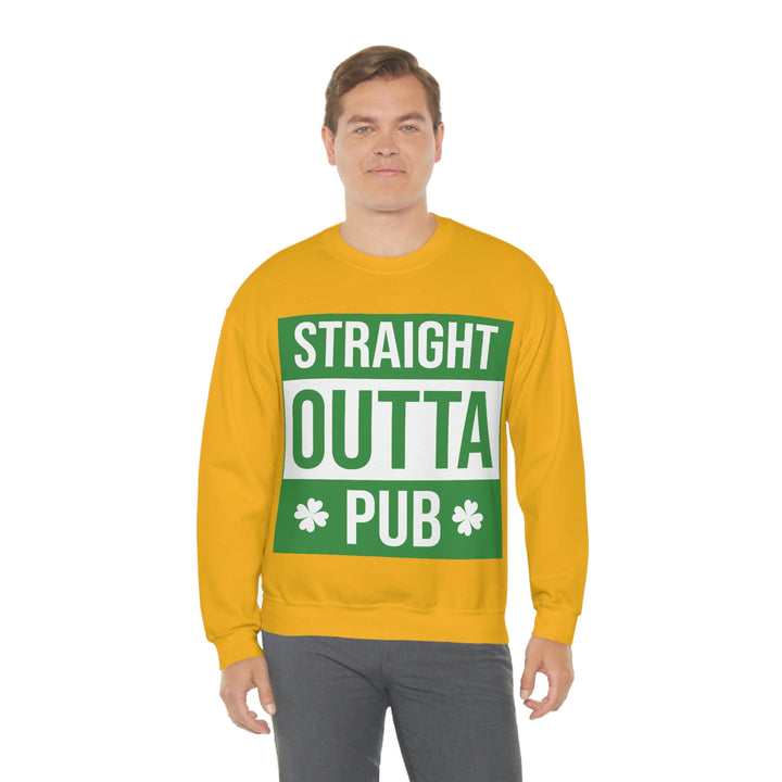 Straight Outta Pub Unisex Heavy Blend™ Crewneck Sweatshirt