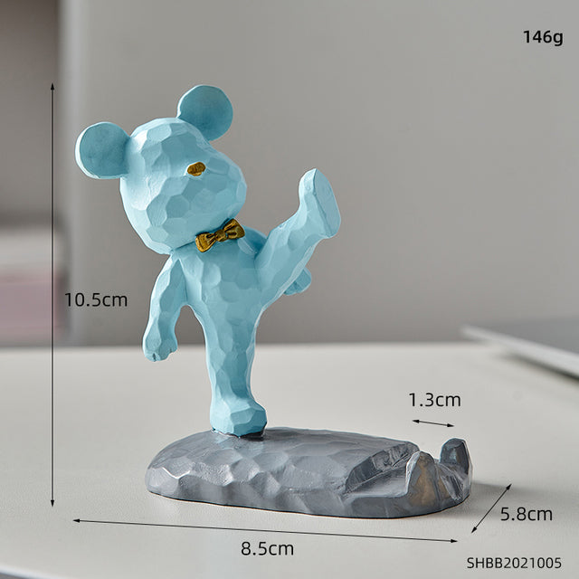 Figurine Phone Holder -Bear, Astronaut, Elephant & More