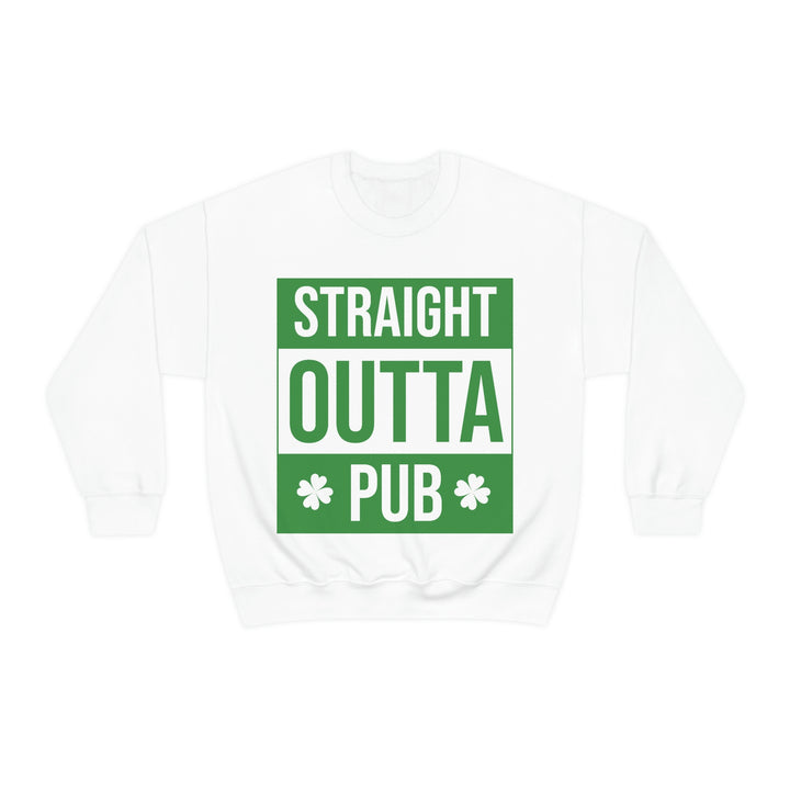 Straight Outta Pub Unisex Heavy Blend™ Crewneck Sweatshirt