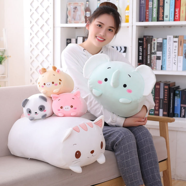 Soft Plush Cartoon Animal Pillow