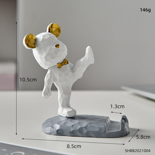 Figurine Phone Holder -Bear, Astronaut, Elephant & More