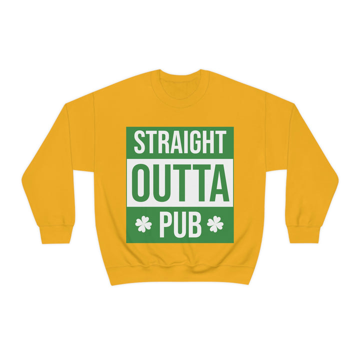 Straight Outta Pub Unisex Heavy Blend™ Crewneck Sweatshirt