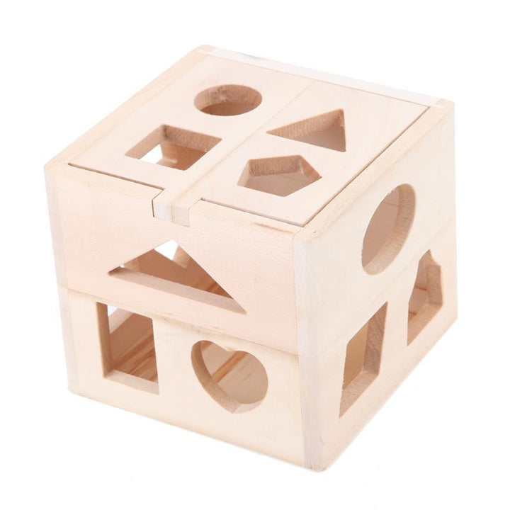 Shapes Sorting Wooden Cube