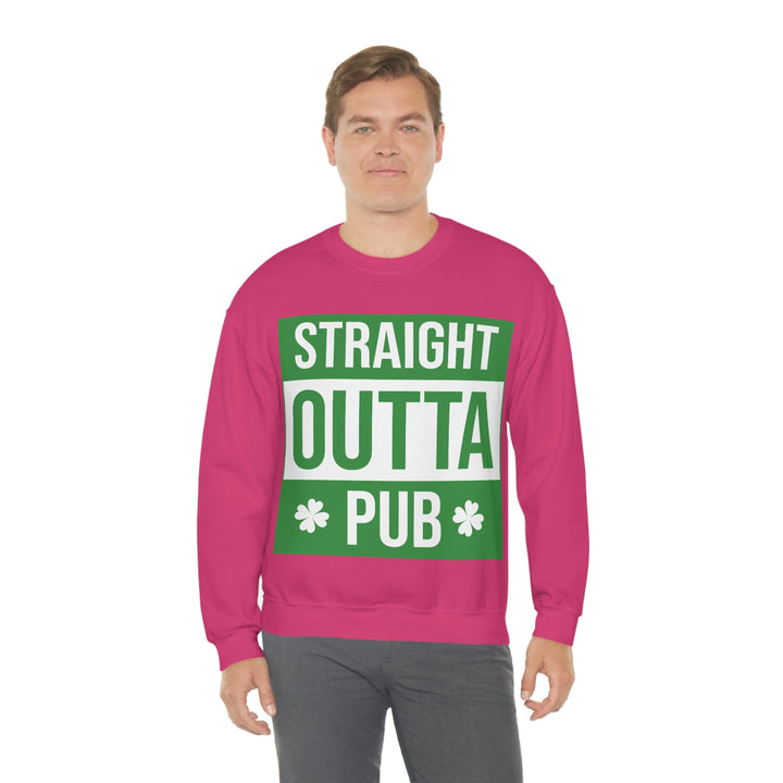 Straight Outta Pub Unisex Heavy Blend™ Crewneck Sweatshirt