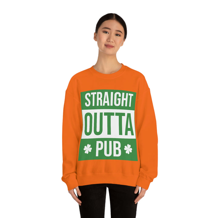 Straight Outta Pub Unisex Heavy Blend™ Crewneck Sweatshirt