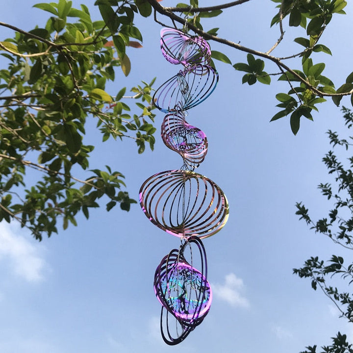 3D Rotating Wind Chimes