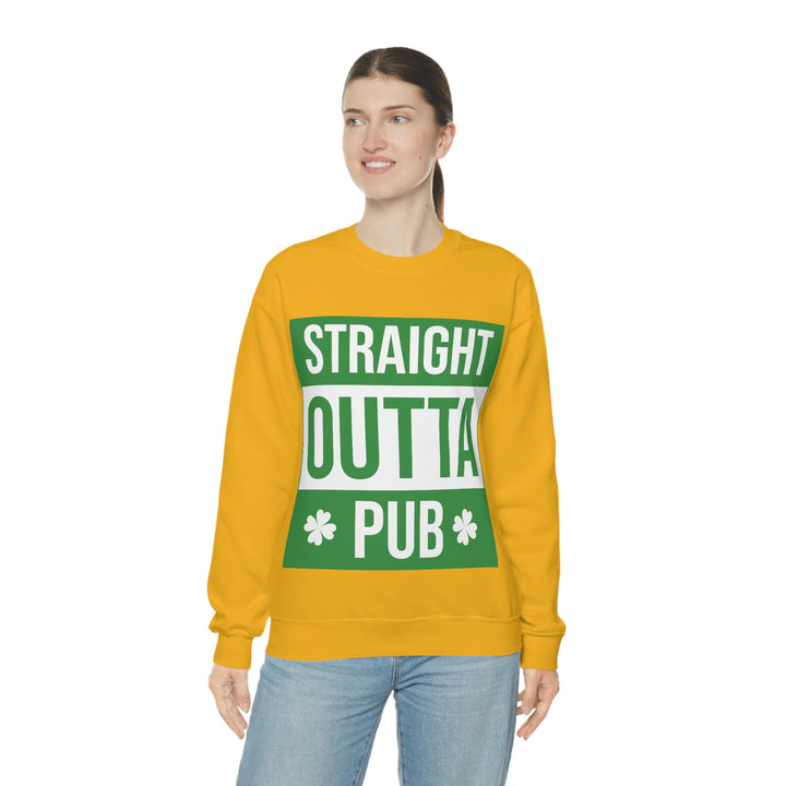 Straight Outta Pub Unisex Heavy Blend™ Crewneck Sweatshirt